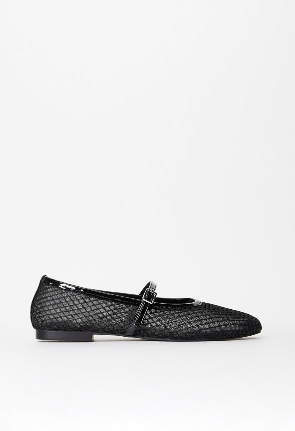 Madilyn Ballet Flat Black
