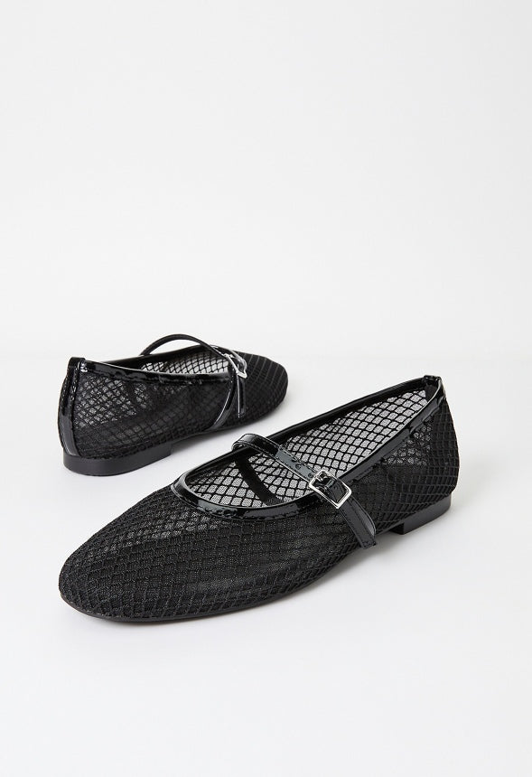 Madilyn Ballet Flat Black