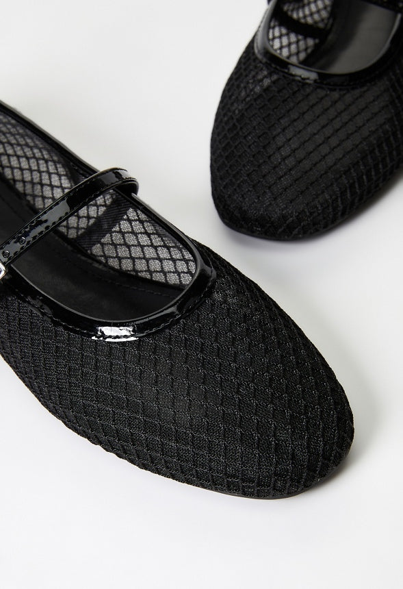 Madilyn Ballet Flat Black