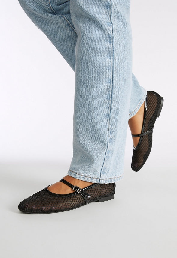 Madilyn Ballet Flat Black