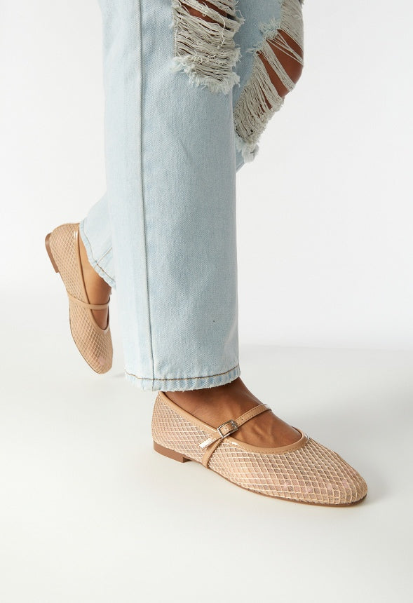 Madilyn Ballet Flat New Nude
