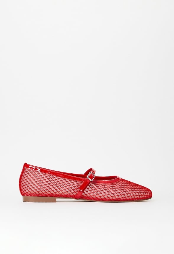 Madilyn Ballet Flat Salsa Red