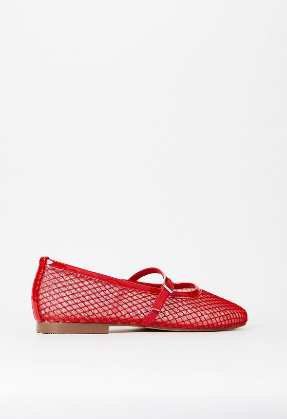 Madilyn Ballet Flat Salsa Red