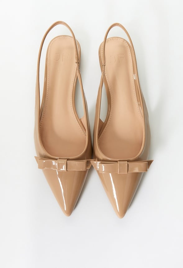 Naella Slingback Flat New Nude