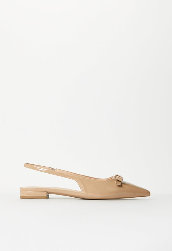 Naella Slingback Flat New Nude