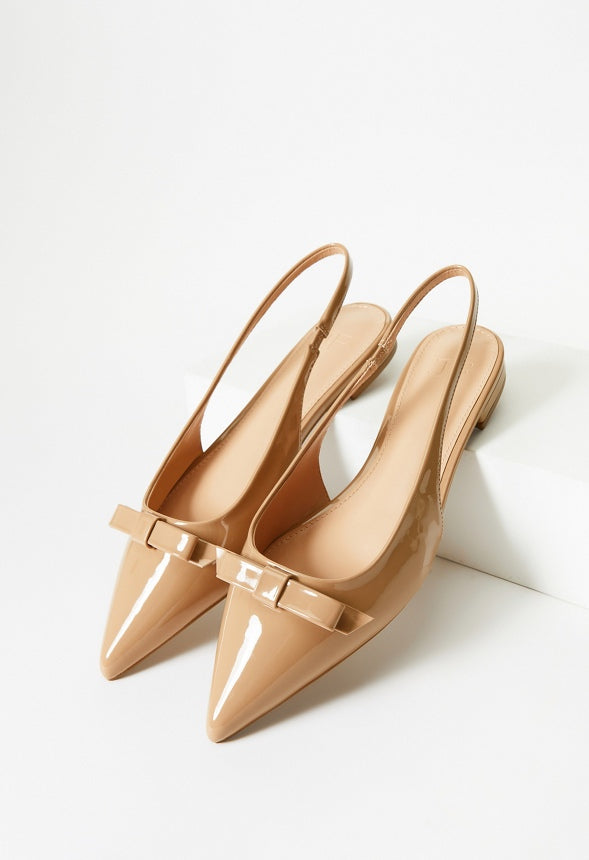 Naella Slingback Flat New Nude