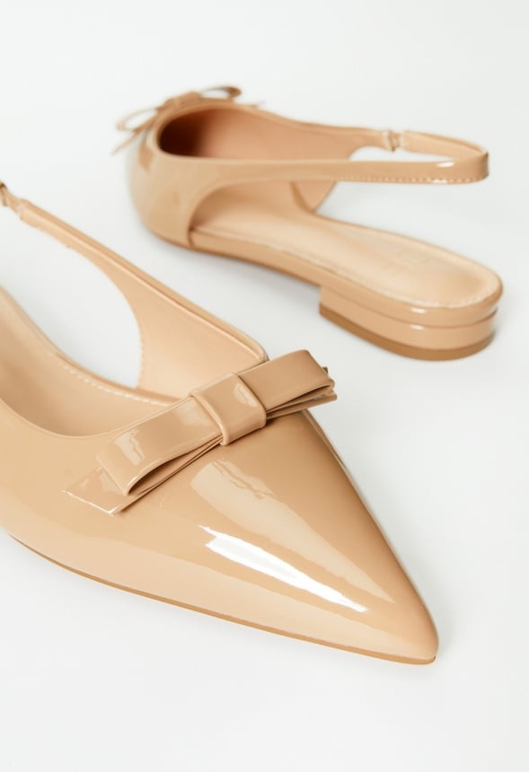 Naella Slingback Flat New Nude