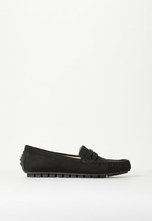 Reagan Flat Loafer Black