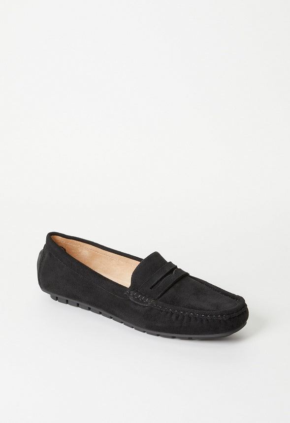 Reagan Flat Loafer Black