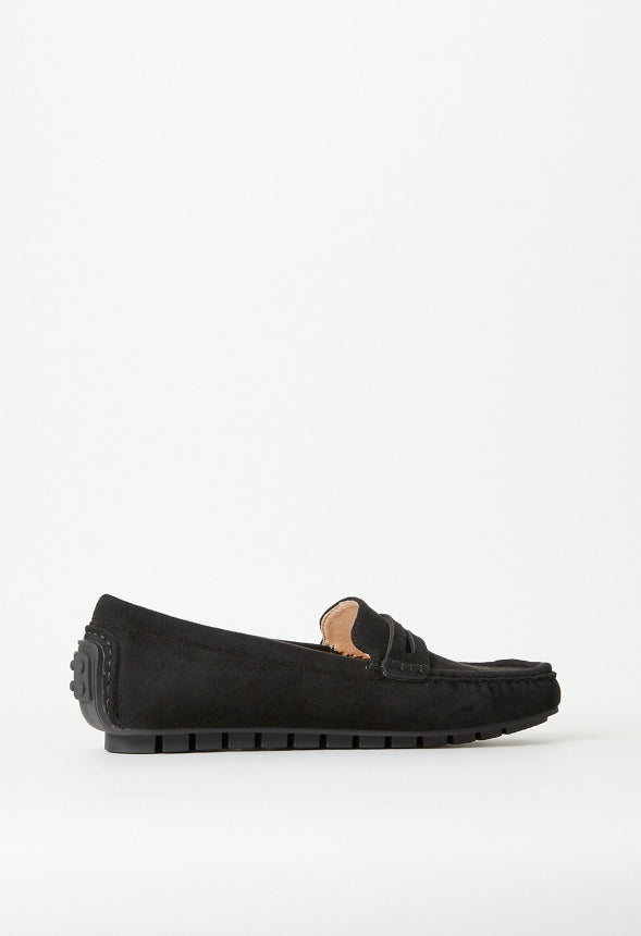 Reagan Flat Loafer Black