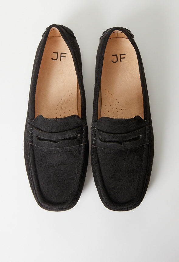 Reagan Flat Loafer Black