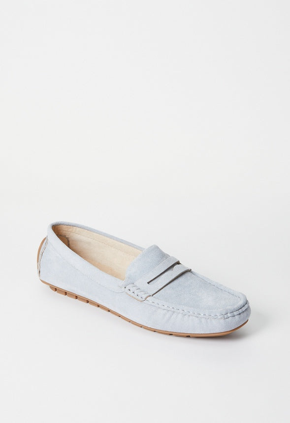 Reagan Flat Loafer Quarry Grey