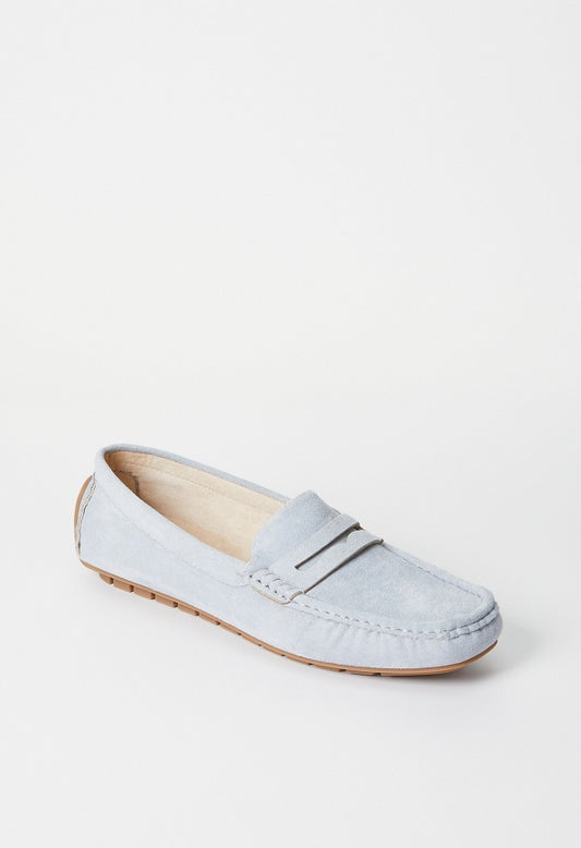 Reagan Flat Loafer Quarry Grey