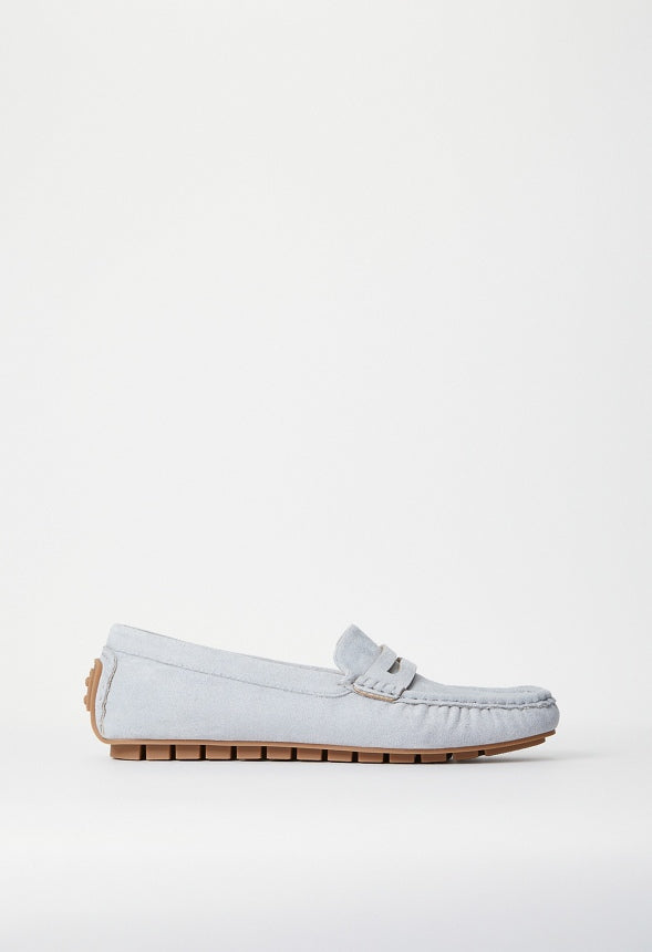 Reagan Flat Loafer Quarry Grey