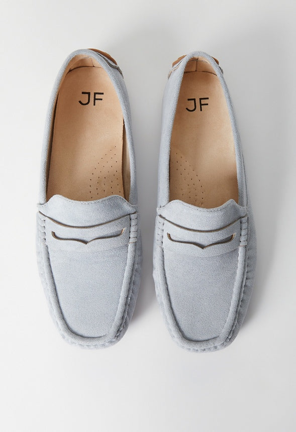 Reagan Flat Loafer Quarry Grey