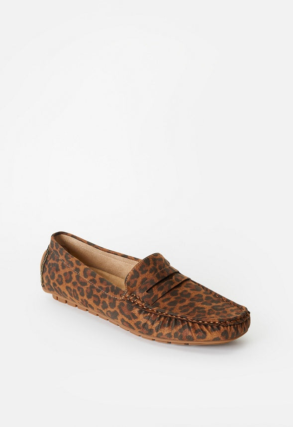 Reagan Flat Loafer Leopardino