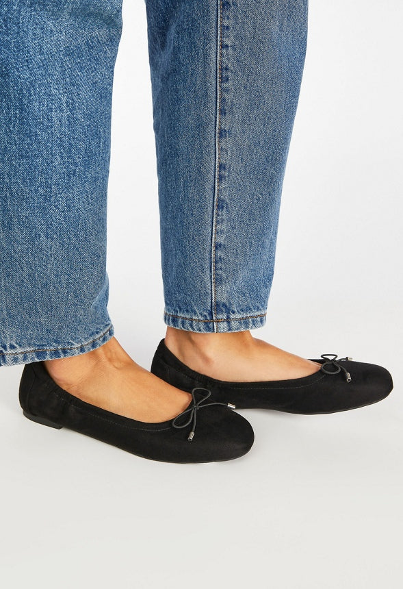 Andi Ballet Flat Black Caviar