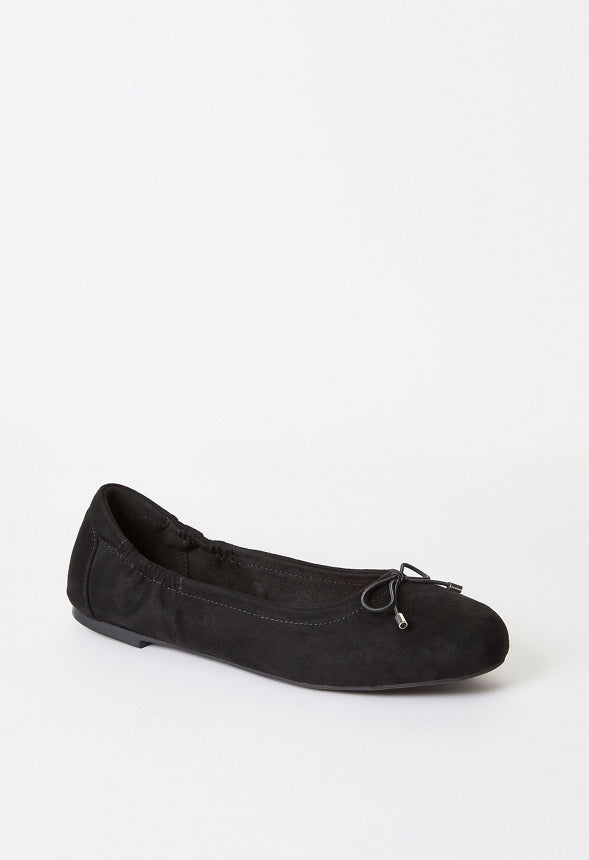 Andi Ballet Flat Black Caviar