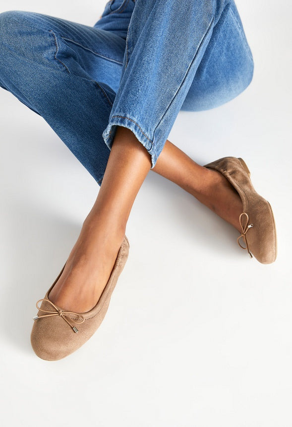 Andi Ballet Flat Taupe