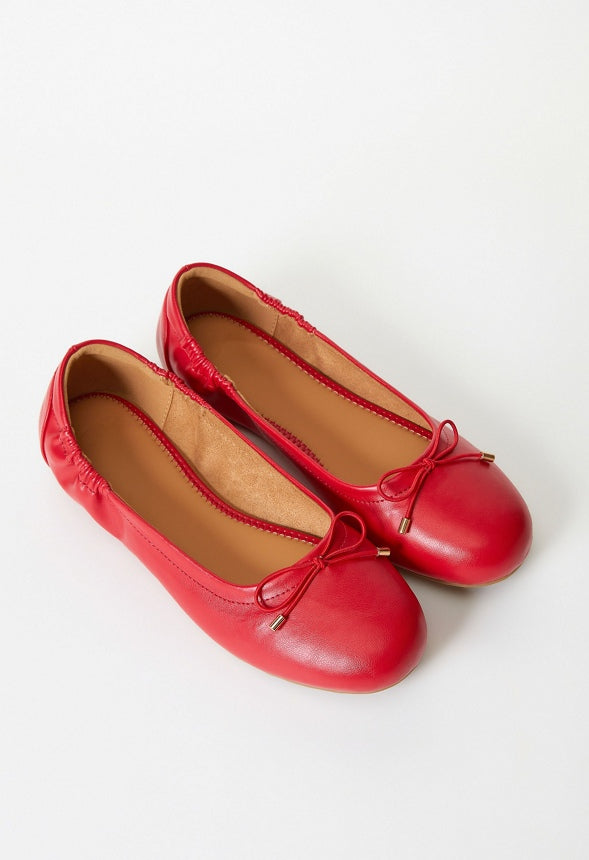 Andi Ballet Flat Salsa Red