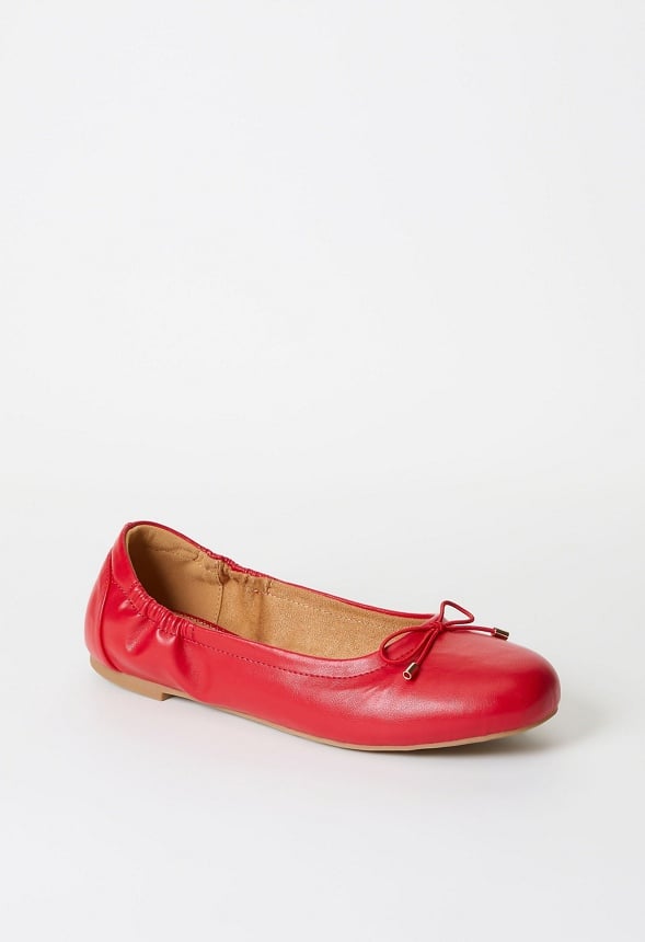 Andi Ballet Flat Salsa Red