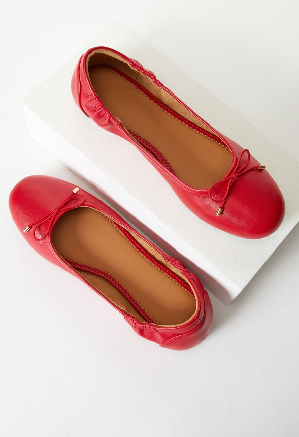 Andi Ballet Flat Salsa Red