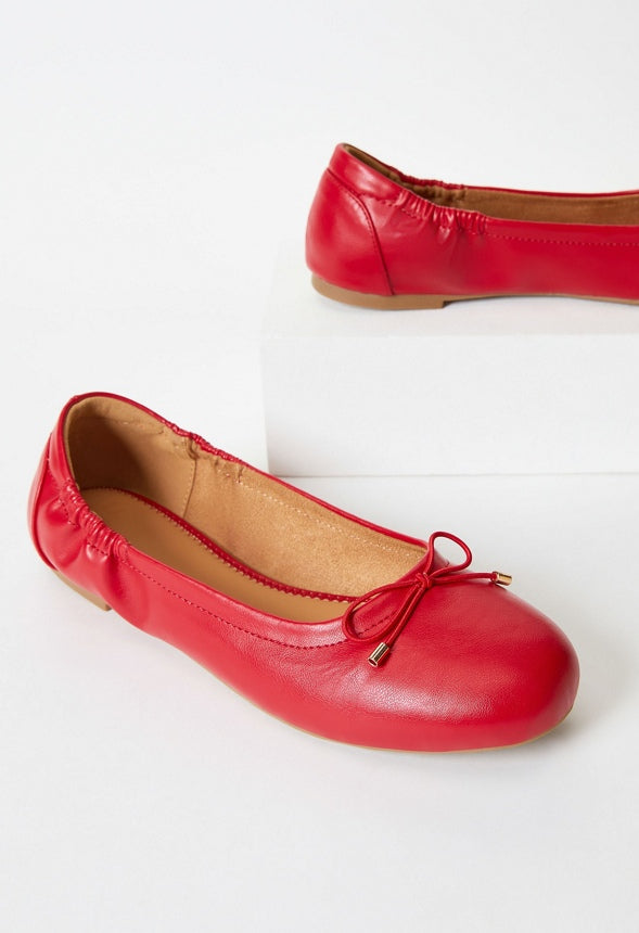 Andi Ballet Flat Salsa Red