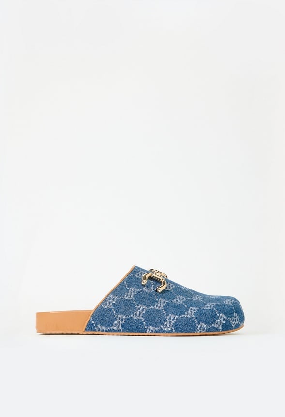 Brea Flat Mule Denim