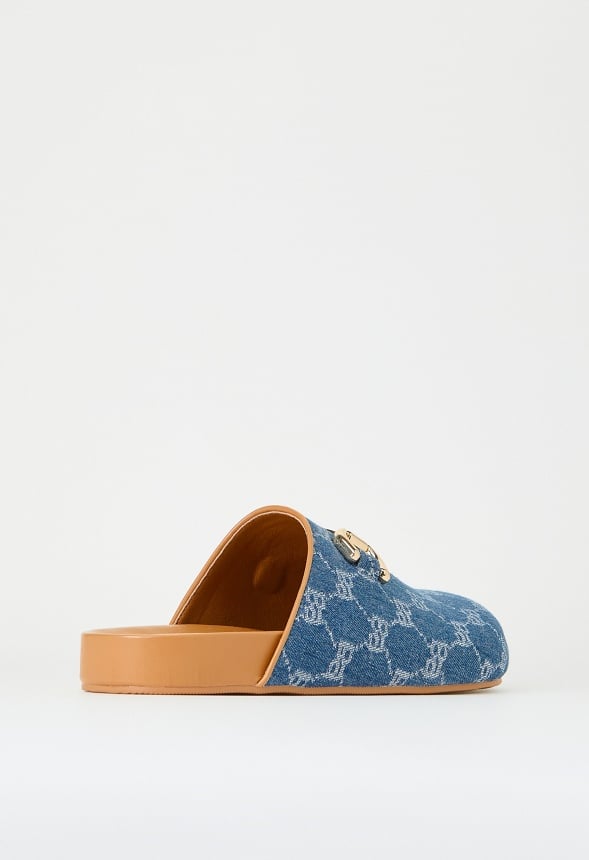 Brea Flat Mule Denim
