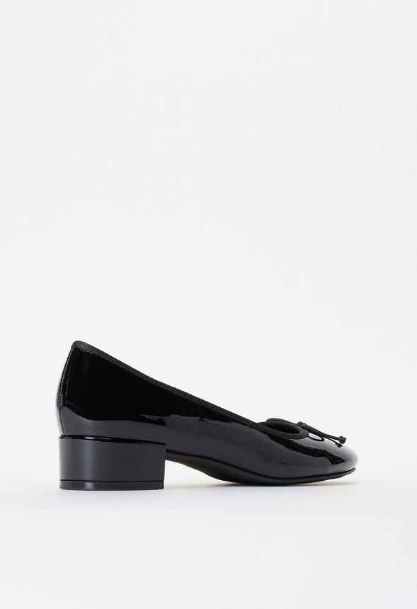 Madelaine Block Heeled Pump Black