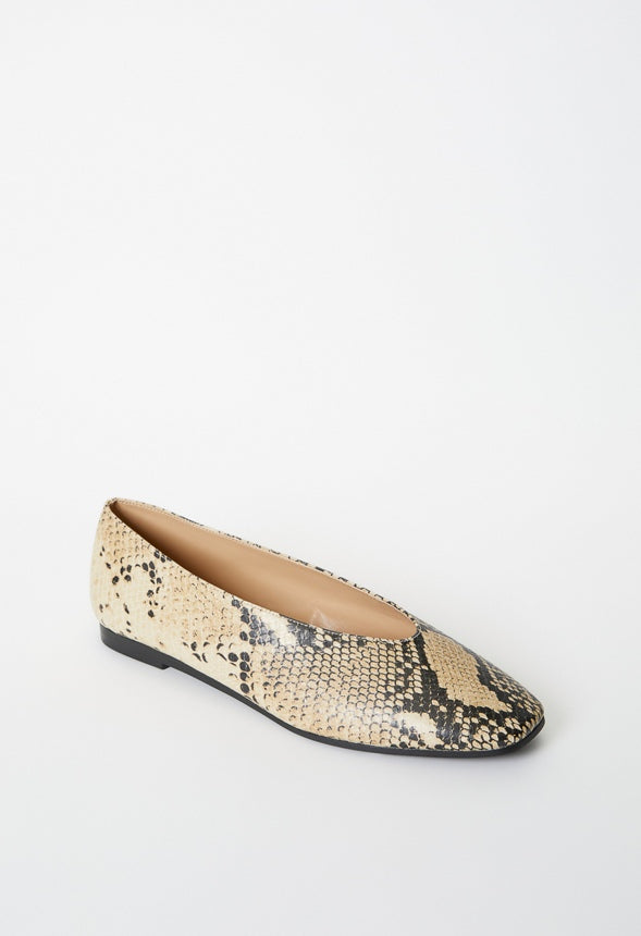 Beth Ballet Flat Natural