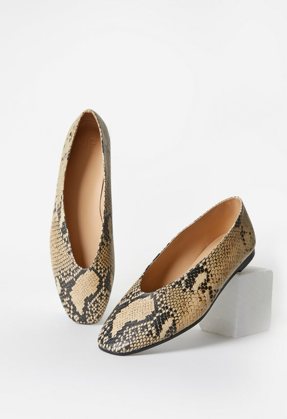Beth Ballet Flat Natural
