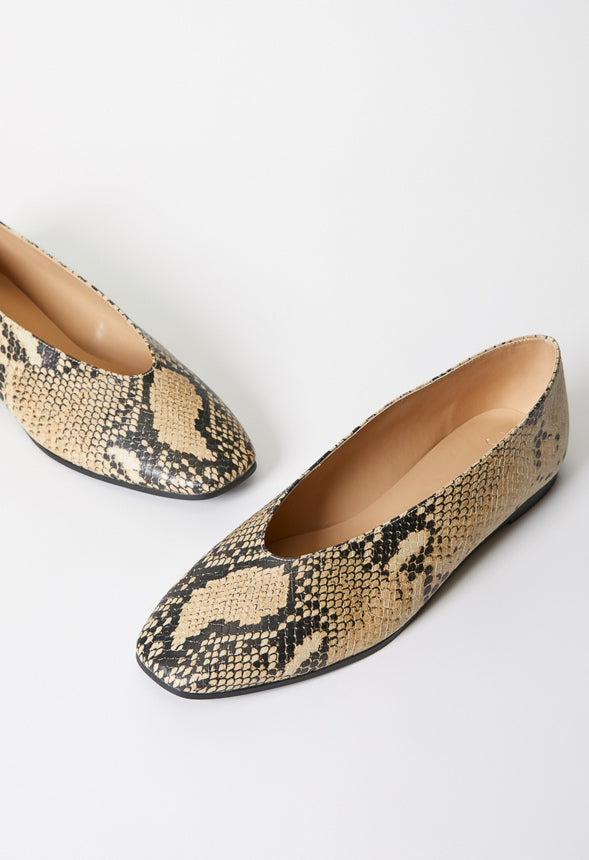 Beth Ballet Flat Natural