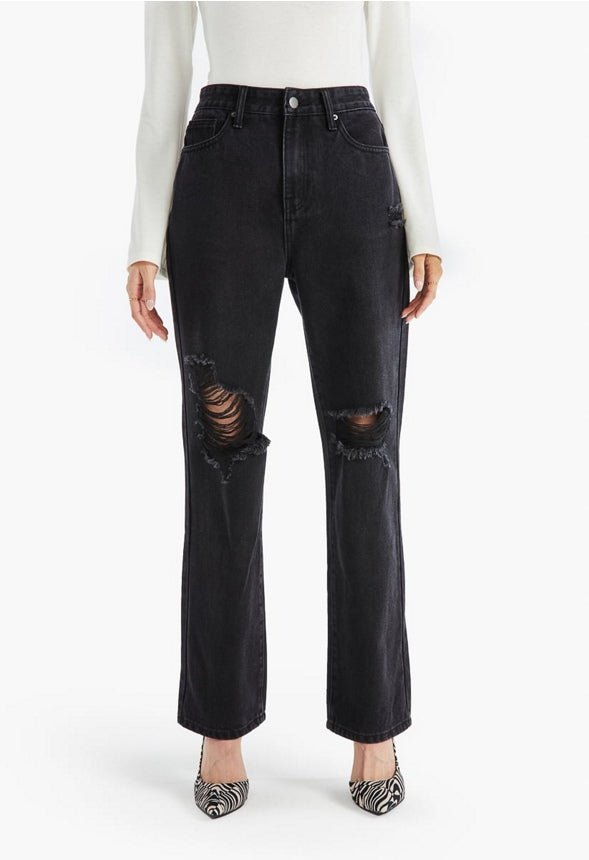 Molly 90s Straight Leg Jeans Mascara