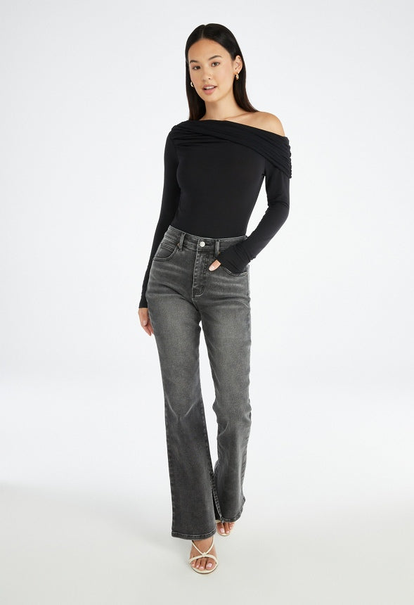 Blair High Rise Tummy Tamer Slit Flare Century