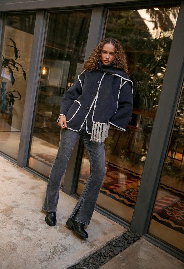 Blair High Rise Tummy Tamer Slit Flare Century
