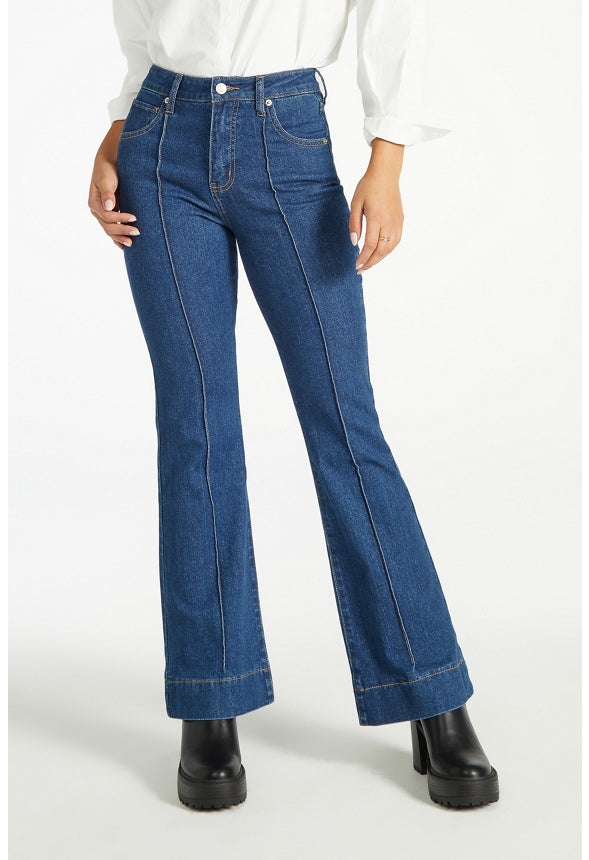 Knox High Rise Tummy Tamer Flare Jeans Vibes