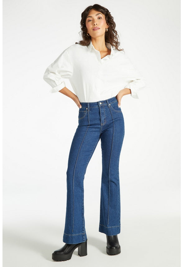 Knox High Rise Tummy Tamer Flare Jeans Vibes