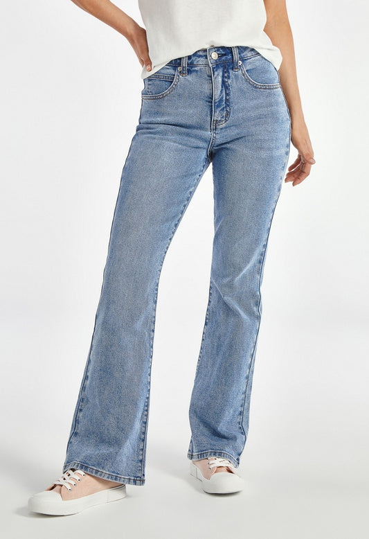 Blair High Rise Tummy Tamer Flare Jeans Divided