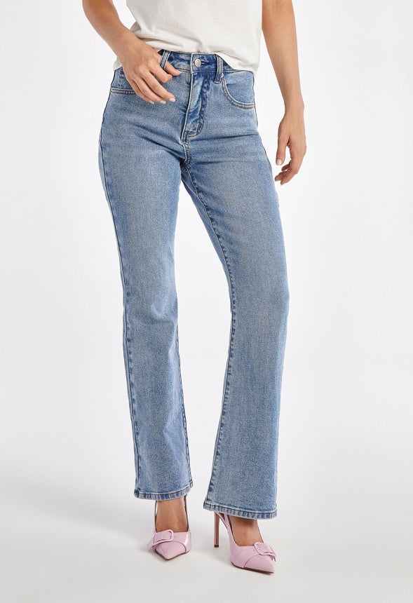 Blair High Rise Tummy Tamer Flare Jeans Divided