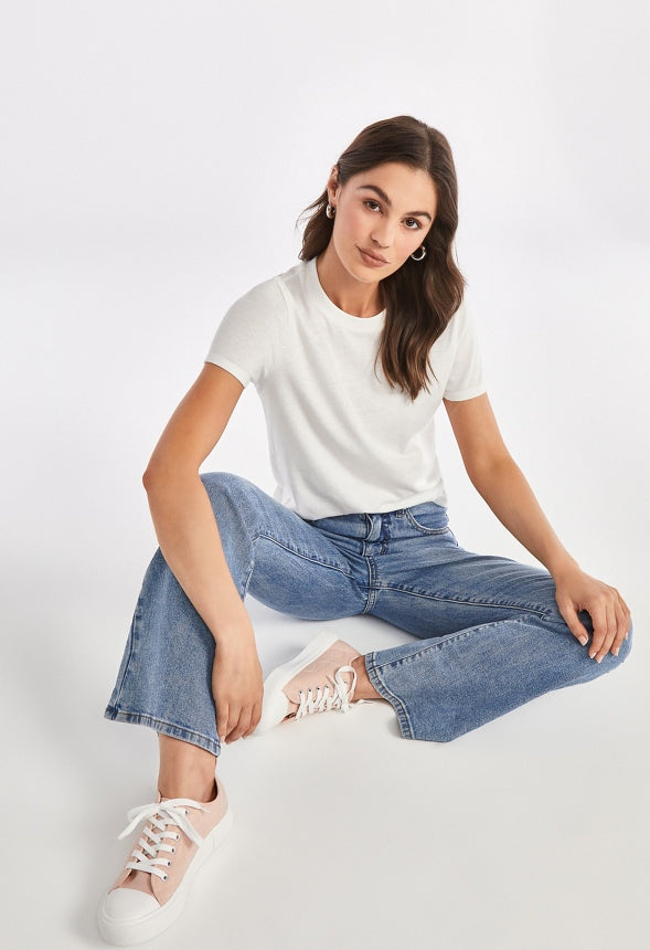 Blair High Rise Tummy Tamer Flare Jeans Divided