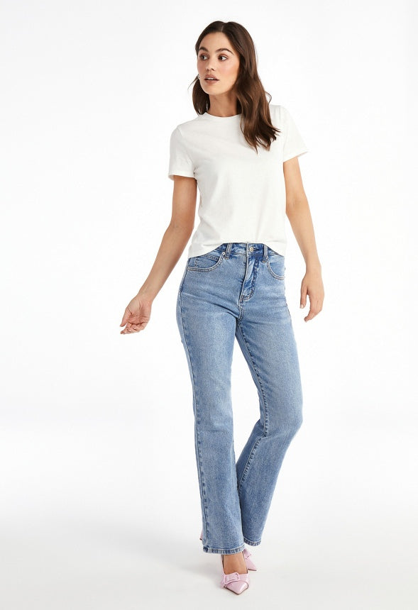 Blair High Rise Tummy Tamer Flare Jeans Divided