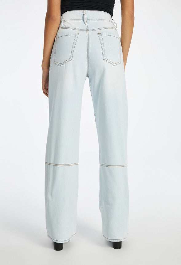 Emmy High-Waisted Wide Leg Denim Jeans Issue