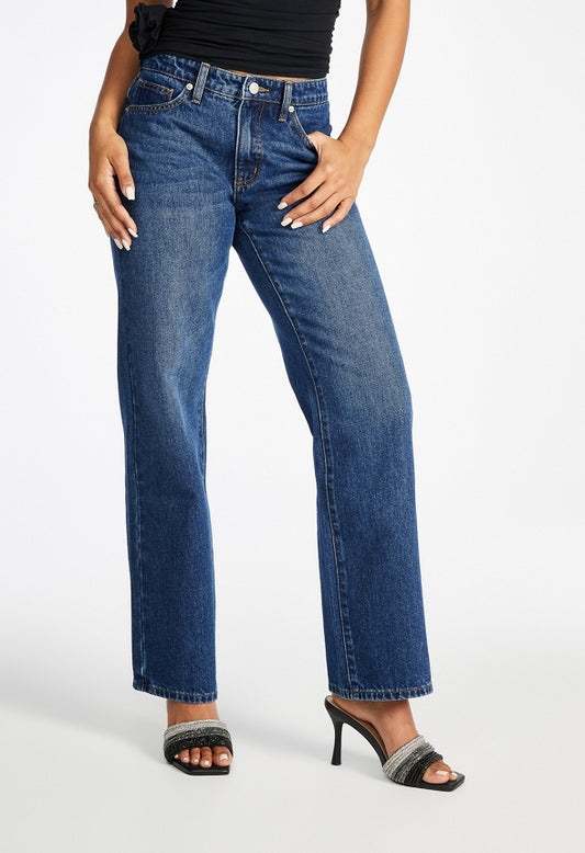 Andi Mid Rise Straight Leg Jeans Vibes