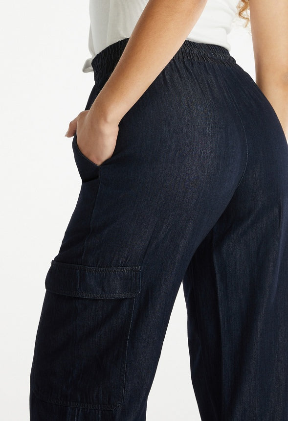 Cargo Pull On Pants Drizzle