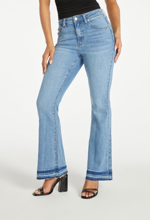 Mid Rise Flare Denim Jeans Faze
