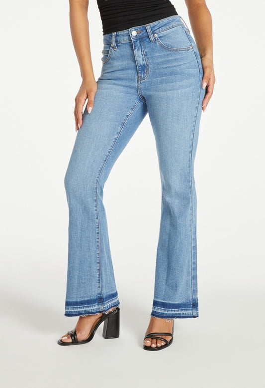 Mid Rise Flare Denim Jeans Faze