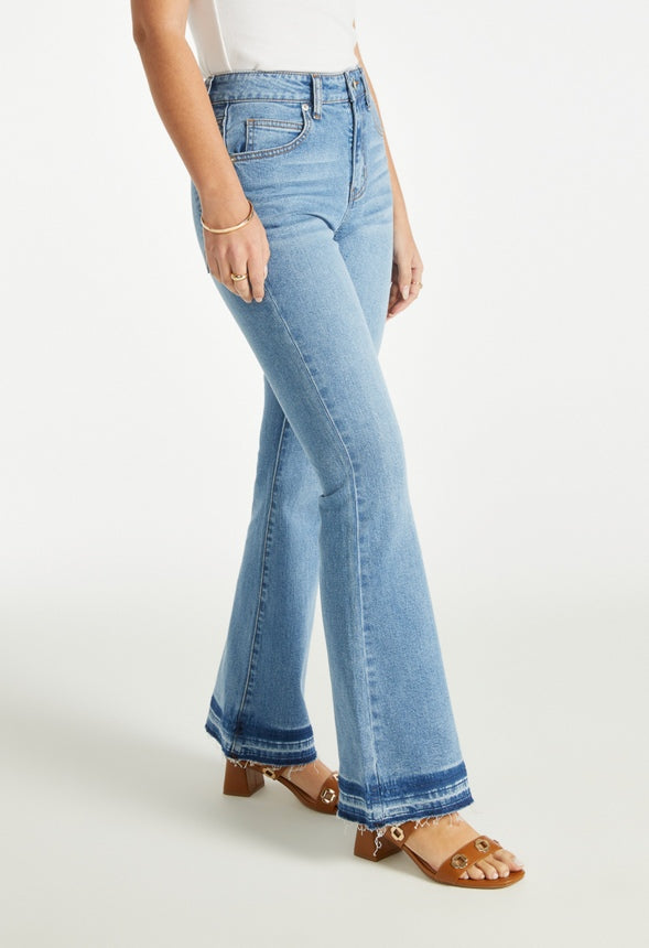Mid Rise Flare Denim Jeans Faze