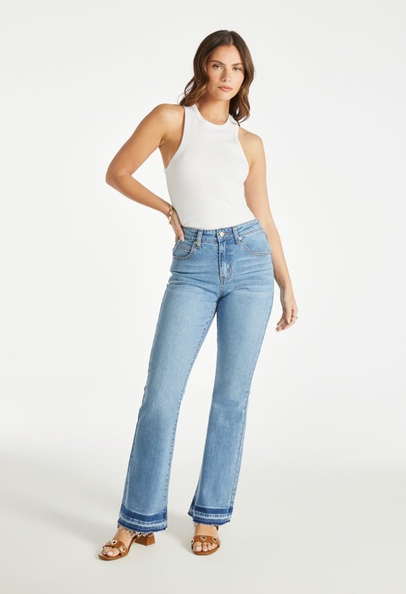 Mid Rise Flare Denim Jeans Faze