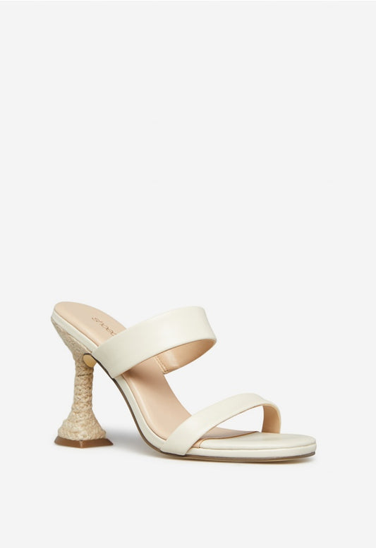 FORGET ME NOT HEELED SANDAL Birch